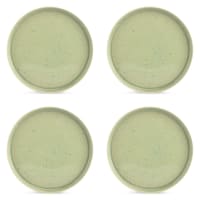Lot de 4 assiettes vert en grès 27,5xh2,5cm-Blush