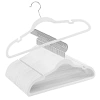 Lot De 50 Cintres Velours Antidérapants SONGMICS - Crochet Métal, Support 5 Kg, Design Fin