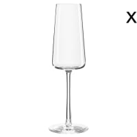 Flûtes à Champagne En Cristallin - Lot De Verres Transparents (Occasion)
