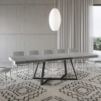 CASAARREDOSTUDIO Tavolo Allungabile Karida 180/284 Cm - Bianco Frassino - Made In Italy - 3