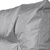 Cuscino seduta pallet da giardino e interno idro repellente 80x120 cm grigio