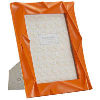 Cadre en résine orange 20,8x2x26 cm-Orangy
