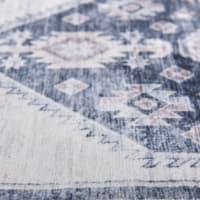 Tapis plat motif vintage effet usé multicolore rose 110x170 Focus ...