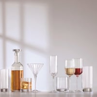 Alessi MW02/9 Dressed - Set De 4 Flûtes à Champagne En Verre Cristallin