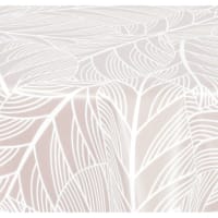 Nappe Ronde En Toile Cirée Baleo – Diamètre 150 Cm – Couleur écru – Anti-tâche, Imperméable, Facile D'entretien – Pour Intérieur Et Extérieur