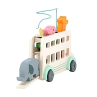 Produktbild von Spielzeug Bus Aus Holz, Natur - MIT WUNSCH-GRAVUR