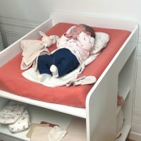 Lit de camping de luxe DERYAN Baby - Matelas autogonflant inclus - Nav