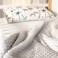 Couverture De Sécurité Bébé G-Tree Avec Tags - Minky Doux Et Stimulante Pour Nouveau-Né