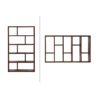 KOMFOTTEU Libreria Aperta Con 10 Scomparti, Libreria A 3 Livelli Con - 4