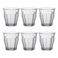 Lot De 6 Verres Duralex Picardie 17,62 Oz – Fabrication Française, Design Cœur, Solides