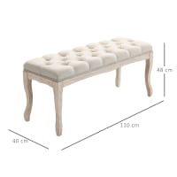 Scarpiera Panca 1 Anta Tripla Profondita con Seduta in Eco Pelle Bianco 60x30x48