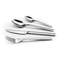 Set De Cubiertos 24 Pzas Cubertería En Acero Inoxidable Tenedor Cuchillo Cuchara | Leroy Merlin