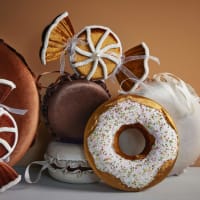 GossipBoy Decorazioni Da Appendere In Legno E Resina – Set Blu E Bianco – Stella Marina, Ancora, Ciambelle E Pesci – Stile Mediterraneo