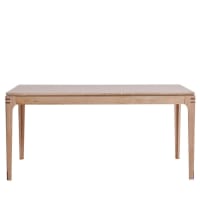 Table rectangulaire extensible en bois L160/234 10 personnes-Bonie