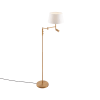 QAZQA Lampada da terra notia - Moderno - Acciaio,Vetro - Bronzo