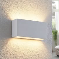 Applique Lampada Murale Palla Gesso LED G9 Doppia Emissione Luminosa 230V - 5