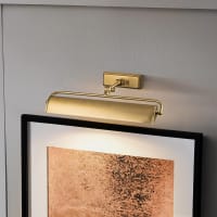 Applique Murale en Laiton Vieilli Bras Lisse Avec Verre De Eastern
