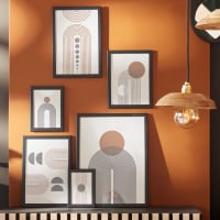 Lot de 6 cadres photos bois  30x40 cm-Moka