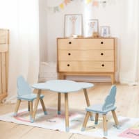 Set Tavolo E Sedie Bimbo Brelley Regolabile 2-8 Anni – Scrivania Graffiti Multiuso