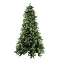 Albero di Natale verde artificiale con pigne cm 210h