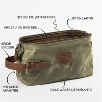 Trousse de Toilette New Dehli vert main image 0
