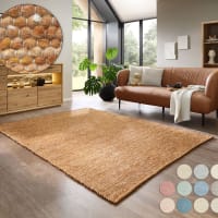 Tapis Gabbeh Jaune 120 x 180 cm Tissé à la main 100% Laine