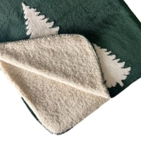 Coperta natalizia con renna rossa (130x150 cm), morbida coperta in flanella, calda e soffice decorazione natalizia, comoda coperta per divano | Leroy Merlin