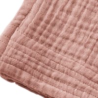 Lot De 4 Serviettes De Bain 100% Coton Motif Fleuri - Idéal Invités, Maison, Spa