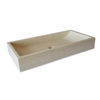 Vasque à poser en Terrazzo crème 70 × 35-Boreal