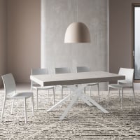CASAARREDOSTUDIO Tavolo Allungabile Karida 180/284 Cm - Bianco Frassino - Made In Italy - 2