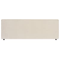 IDIMEX Tête De Lit ELOWA 160 Rembourrée En Tissu Polyester Noir - Pour Lit 160 Cm, Pieds Plastique