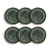 Lot de 6 assiettes coupes en grès 16cm-Grenada