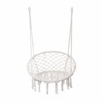 Loberon Poltrona Sospesa Leano - Relax Sospeso Per Interni Ed Esterni, Colore Crema, Con Cuscini Inclusi - 5