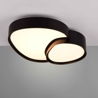 Moderna plafoniera rotonda a LED integrata - Alessia