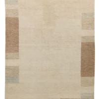 Alfombra de salón anudada a mano - beige 140x200 cm-Terra