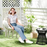 FlyGulls Coussins Épais D'Assise Et Dossier Haut Extra Large Pour Fauteuil à Bascule - Lot De 2