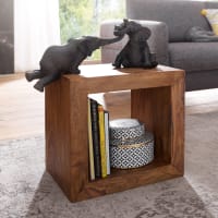 En.casa Bücherregal Rennebu – 126x80x33 Cm Raumteiler Mit 3 Offenen Fächern In Schwarz/Eiche