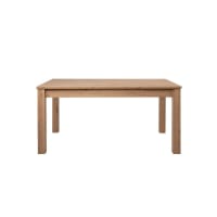 Table à manger extensible L160/215 cm - Effet Chêne artisan-Bergen