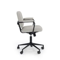 SONGMICS Sedia Da Ufficio Ergonomica, Poltrona Direzionale, Girevole E Altezza Regolabile Da Scrivania In Studio E Ufficio Con Rotelle Nero Obg22b 2