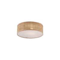 Lámpara techo ratán oriental 30 cm-Trammy