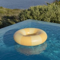 Matelas Piscine Flamingueo Géant 205x140 Cm - Bouée Adulte Pour Bain De Soleil, Avec Porte-gobelet | Pour Piscine, Plage, Jardin
