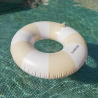 Bouée Piscine Géante Flamingueo 90x90cm - Ballon Gonflable Plage Et Piscine