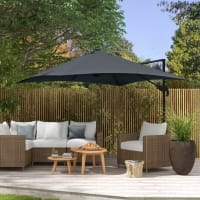 Parasol Universel Gris Anthracite Pour Poussette – Protection UV50+ Avec Clip Rapide