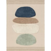Tappeto di cotone azzuro 200x300-Gibson