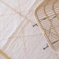 Rugsx Tapis De Couloir Berbère Marocain Shaggy Franges - Fez Crème 60x250 Cm, Moelleux Et Chaud Pour Hall, Cuisine Et Entrée