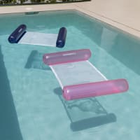 Bouée Piscine Géante Flamingueo – 90 X 90 Cm – PVC 0,25 Mm – Bleu – Pour Plage Et Piscine Adulte