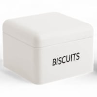 Boîte à Biscuits En Tôle Décorative Noël - Couvercle Doré, Motif Vert, Inscription Allemande (16x16x6.5 Cm)