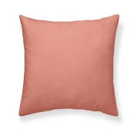 Coussin Carré Barbara Barry Caprice 40x40 Cm Beige Corail Floral