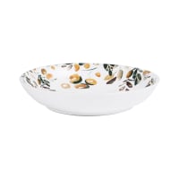Commerline Lot de 100 assiettes en plastique en 3 parties
