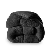 Couette réversible été hiver en microfibre 140x200 cm-Sherpa